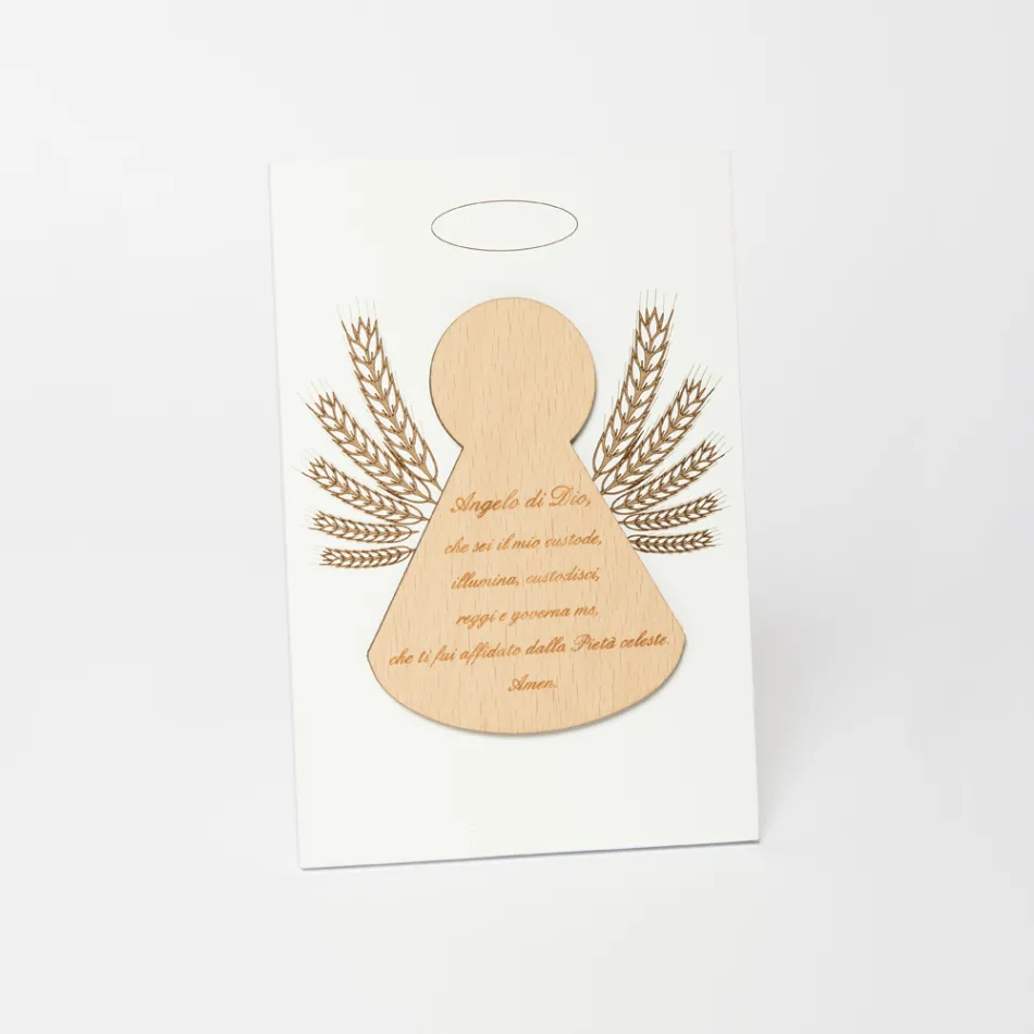 Liten bild föreställande en liten ängel med majsöron Tillverkad i Italien - Greta Viadurini