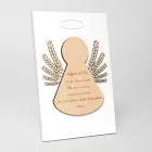 Liten bild föreställande en liten ängel med majsöron Tillverkad i Italien - Greta Viadurini