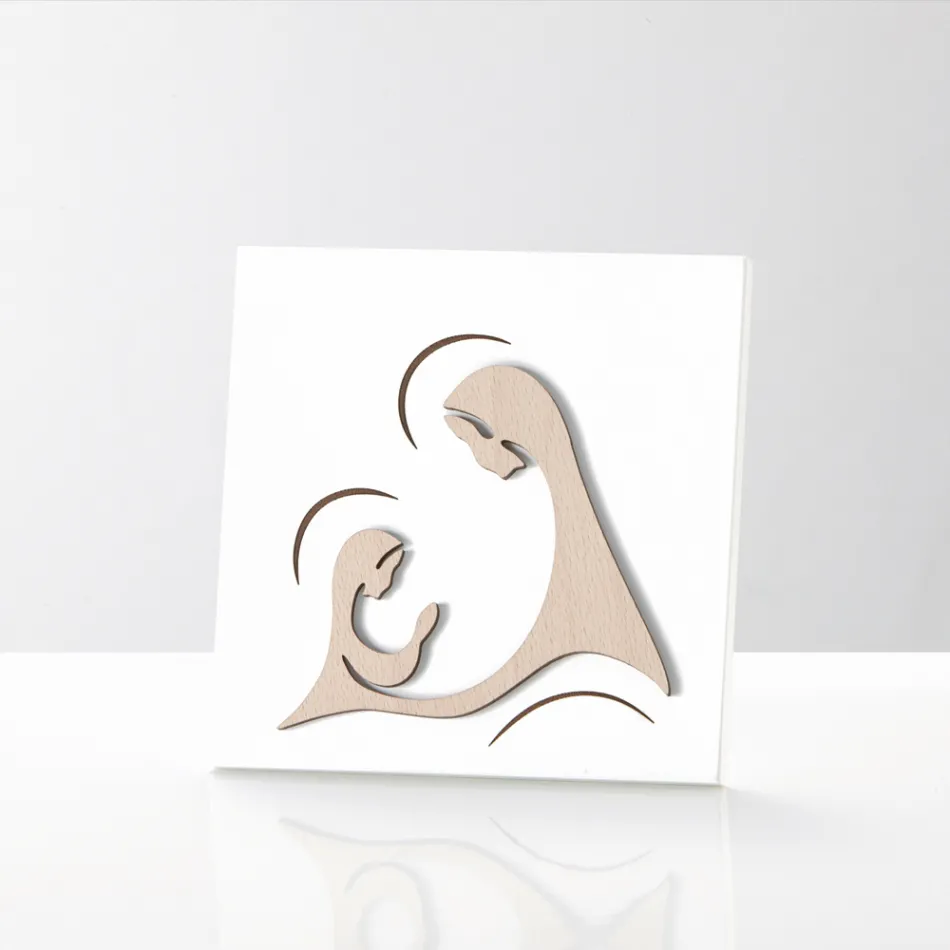 Bild som visar uppenbarelsen av ärkeängeln till Madonnan Made in Italy - Abu Viadurini