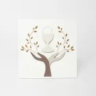 Bild gjord med lasergravyr av olivträd och värd gjord i Italien - Joel Viadurini