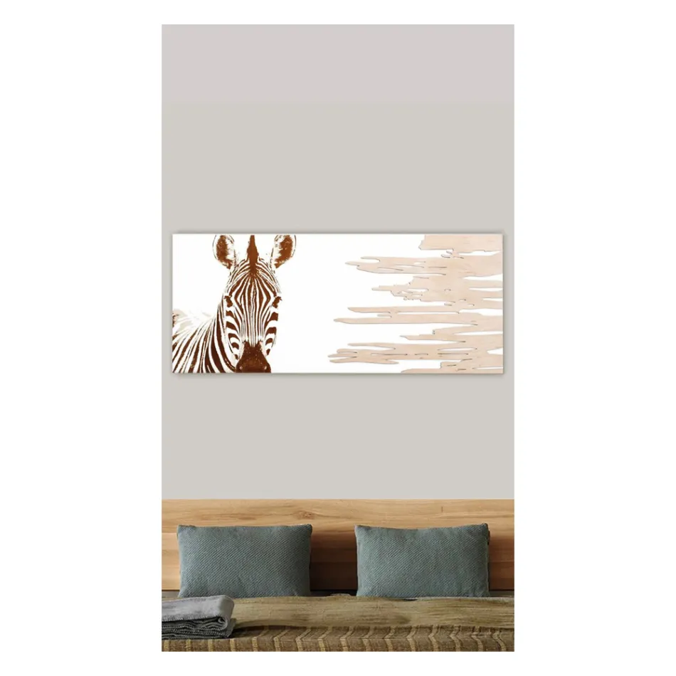 Måla med Zebra Made with Laser Made in Italy - Yuuka Viadurini