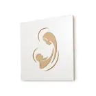 Lasergraverad bild av Madonnan med barn gjord i Italien - Bashira Viadurini