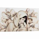 Modern designpanel i lättnad på duk i Italien Sole Viadurini