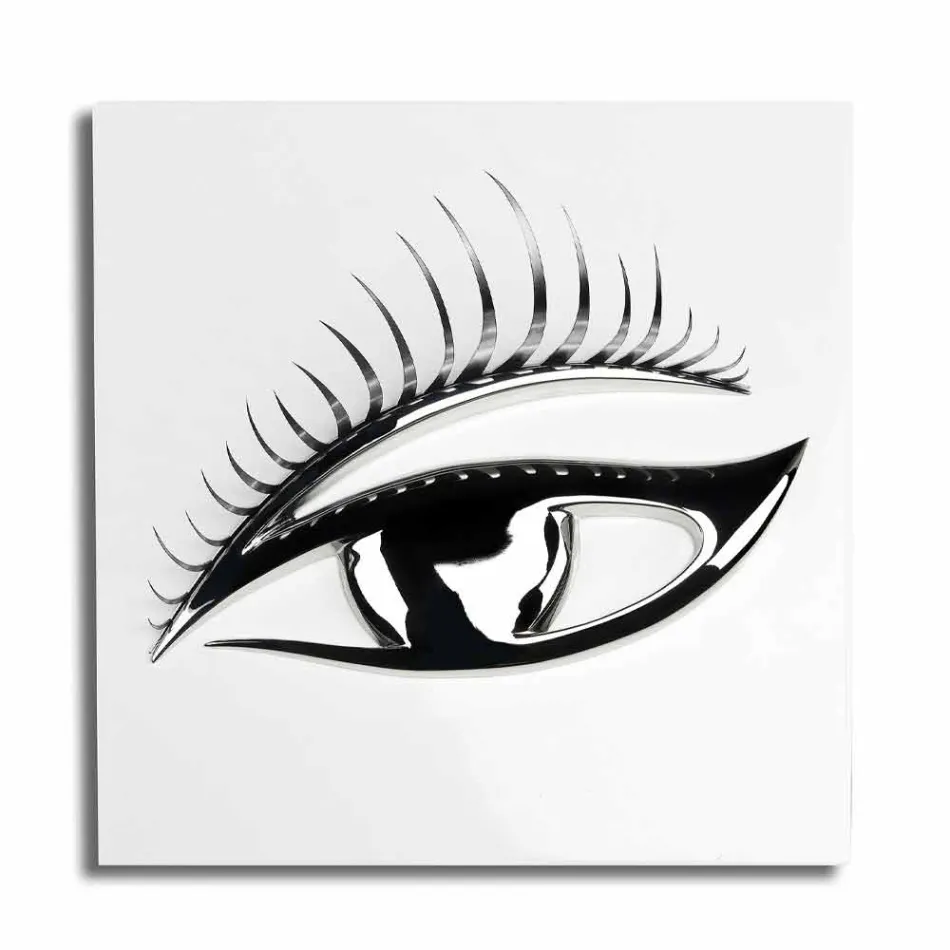 Modern hantverkarram i trä, stål och harts tillverkad i Italien - öga Viadurini