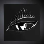 Modern hantverkarram i trä, stål och harts tillverkad i Italien - öga Viadurini