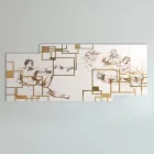 Bild gjord med laser som skildrar skapandet av Made in Italy - Pirucchio Viadurini