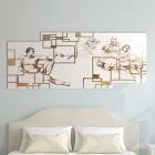 Bild gjord med laser som skildrar skapandet av Made in Italy - Pirucchio Viadurini