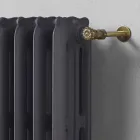 Design Radiator 5 släta element i gjutjärn från marken upp till 1062 W - barock Viadurini