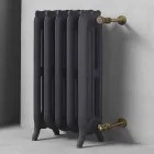 Design Radiator 5 släta element i gjutjärn från marken upp till 1062 W - barock Viadurini