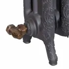 Design Radiator 7 Dekorerade element i gjutjärn från marken upp till 1062 W - barock Viadurini