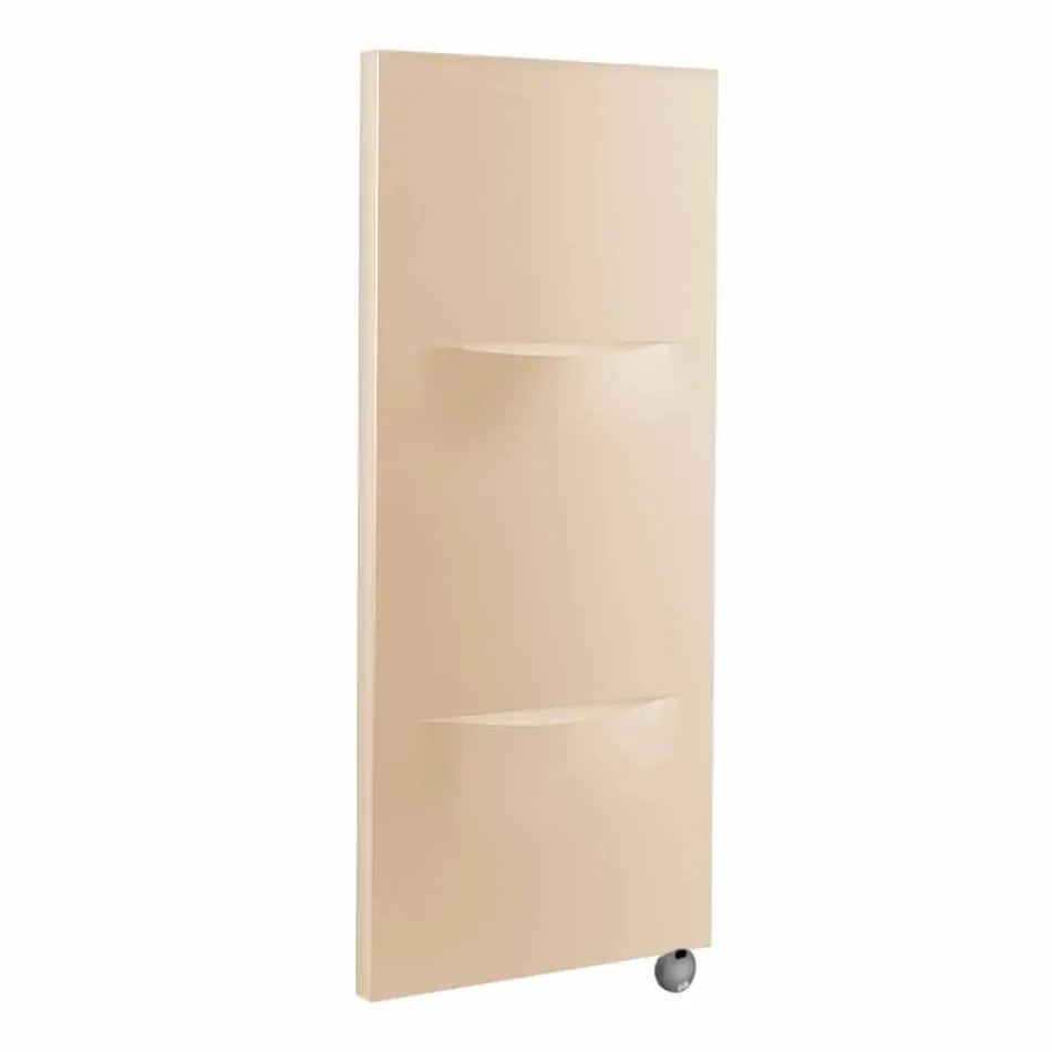 Vertikal elektrisk kylare i modern stålkonstruktion upp till 1000 W - Cut Viadurini