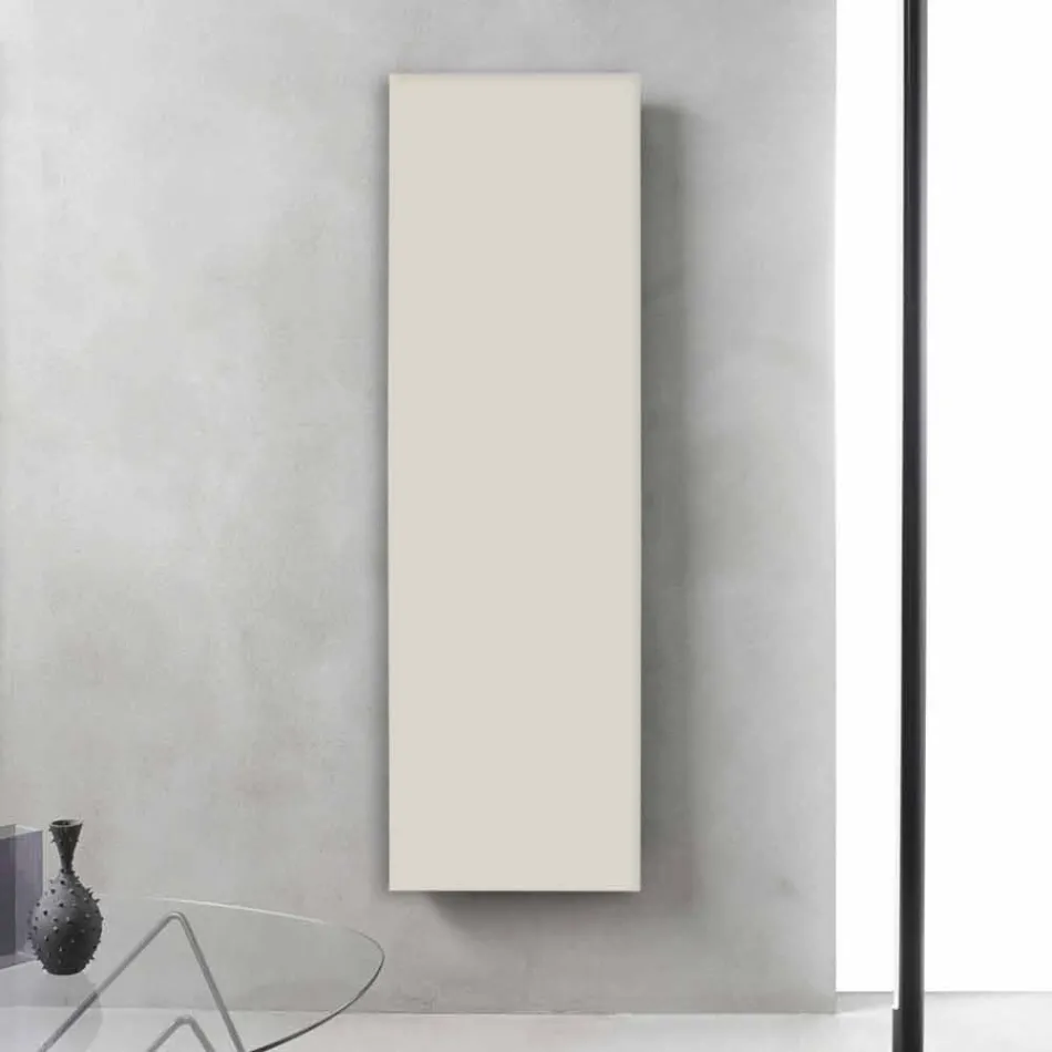 Vertikal elektrisk kylare Minimal design stålskiffergrå 700 W - is Viadurini