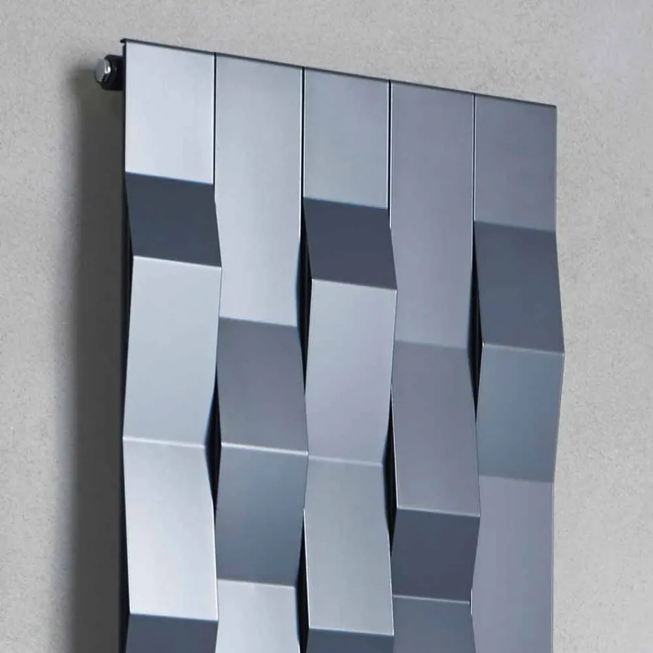 Modern design stålhydraulisk väggkylare upp till 1003 Watt - sten Viadurini