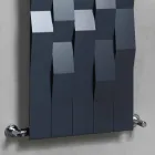 Modern design stålhydraulisk väggkylare upp till 1003 Watt - sten Viadurini