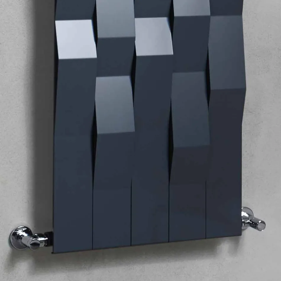 Modern design stålhydraulisk väggkylare upp till 1003 Watt - sten Viadurini