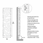 Vertikal design hydraulisk kylare upp till 903 W - Flora Viadurini