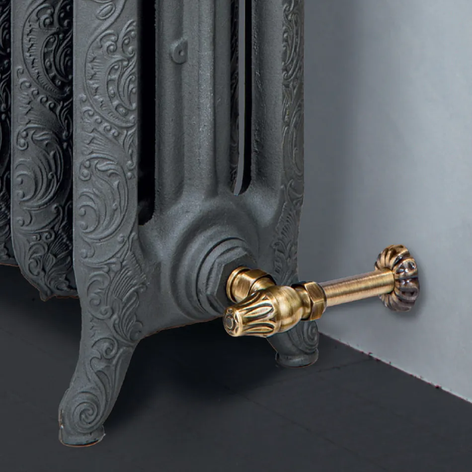 Hydraulisk gjutjärnskylare med 3 kolumner dekorerade - vanillin Viadurini