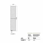 Radiator radiator elektriska designen Lego av Scirocco H Viadurini