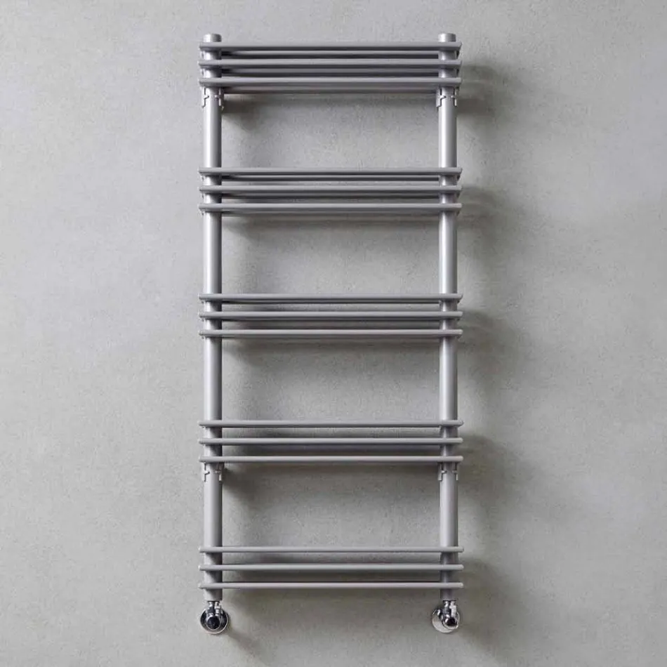 Väggmonterad radiator med modern design upp till 530 Watt - hyllplan Viadurini