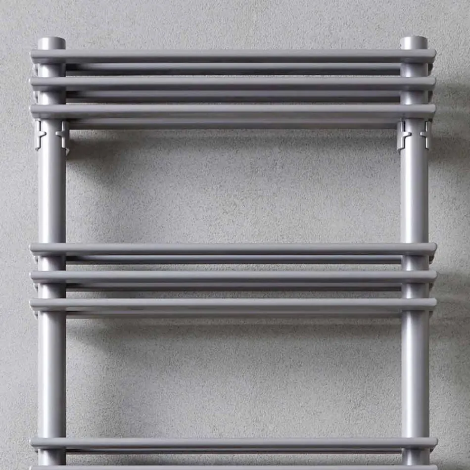 Väggmonterad radiator med modern design upp till 530 Watt - hyllplan Viadurini