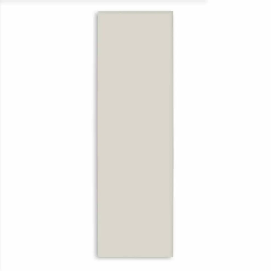 Vertikal designkylare i gråvitt stål upp till 839 W - is Viadurini