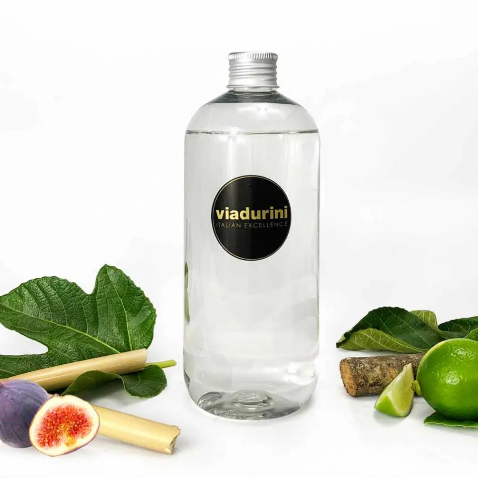 Refill Bamboo Lime Ambient Diffuser Sticks 500 ml eller 1 lt - Ariadicapri Viadurini