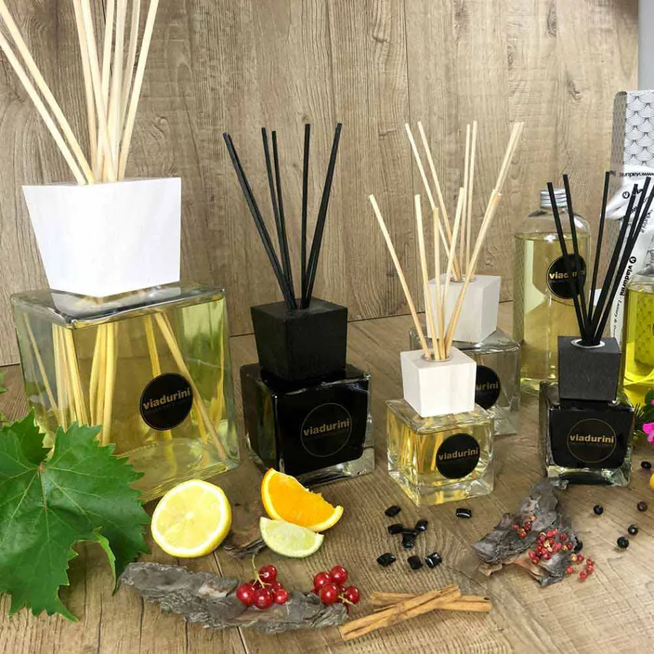 Refill Bamboo Lime Ambient Diffuser Sticks 500 ml eller 1 lt - Ariadicapri Viadurini