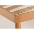 Piazza e Mezzo Sängbotten helt i Delta Ekologiskt bokträ 120x190 cm - Delta Viadurini