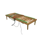 Enkel liggande träbas Bio Energy Plus ATP Motoriserad - Energi Viadurini