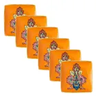 Rosenthal Versace Alphabet 6 platta fyrkantiga porslinsskålar - alfabet Viadurini