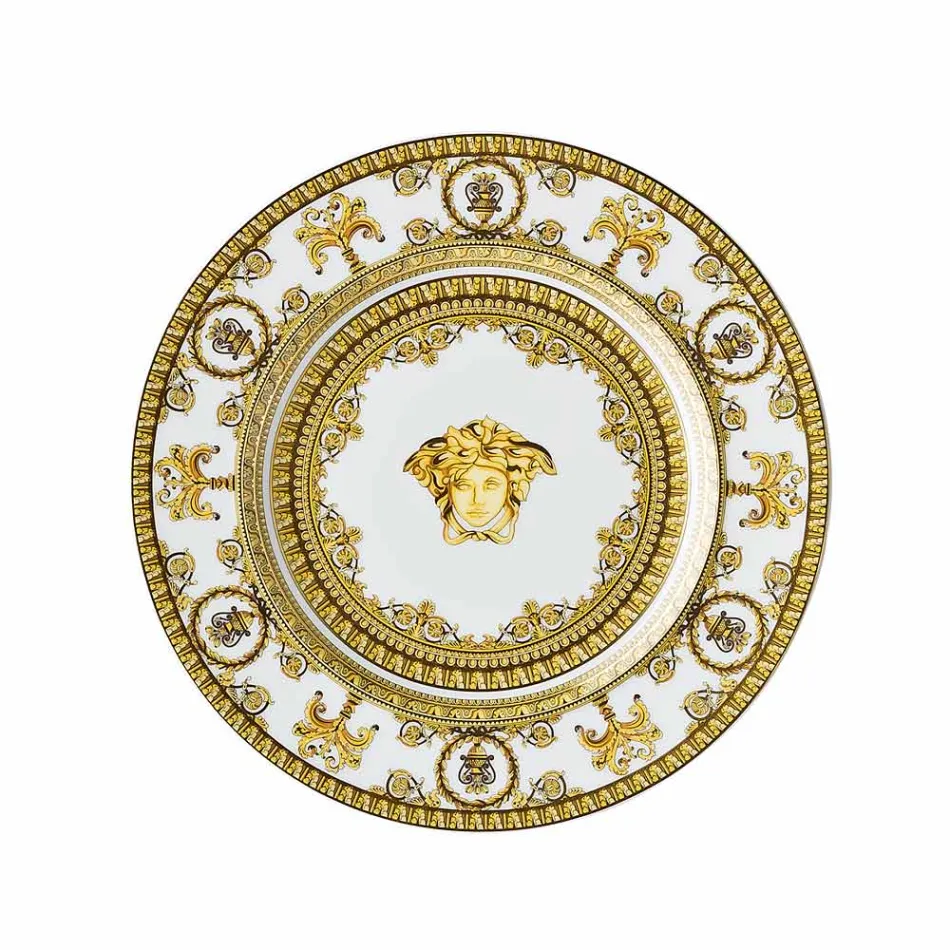 Rosenthal Versace I Love Baroque 4 mattallrikar Diameter 18 cm - Barock Viadurini
