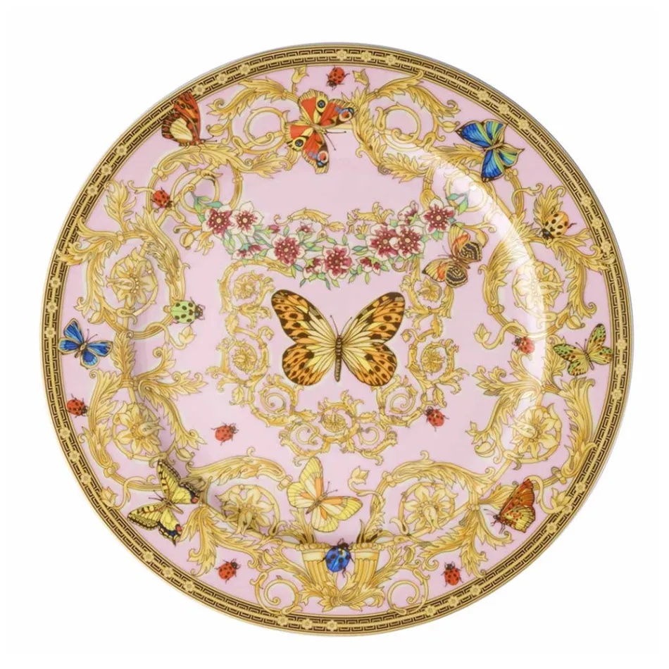Rosenthal Versace Le Jardin Platshållare eller hängplatta Diameter 30 cm - Jardin Viadurini