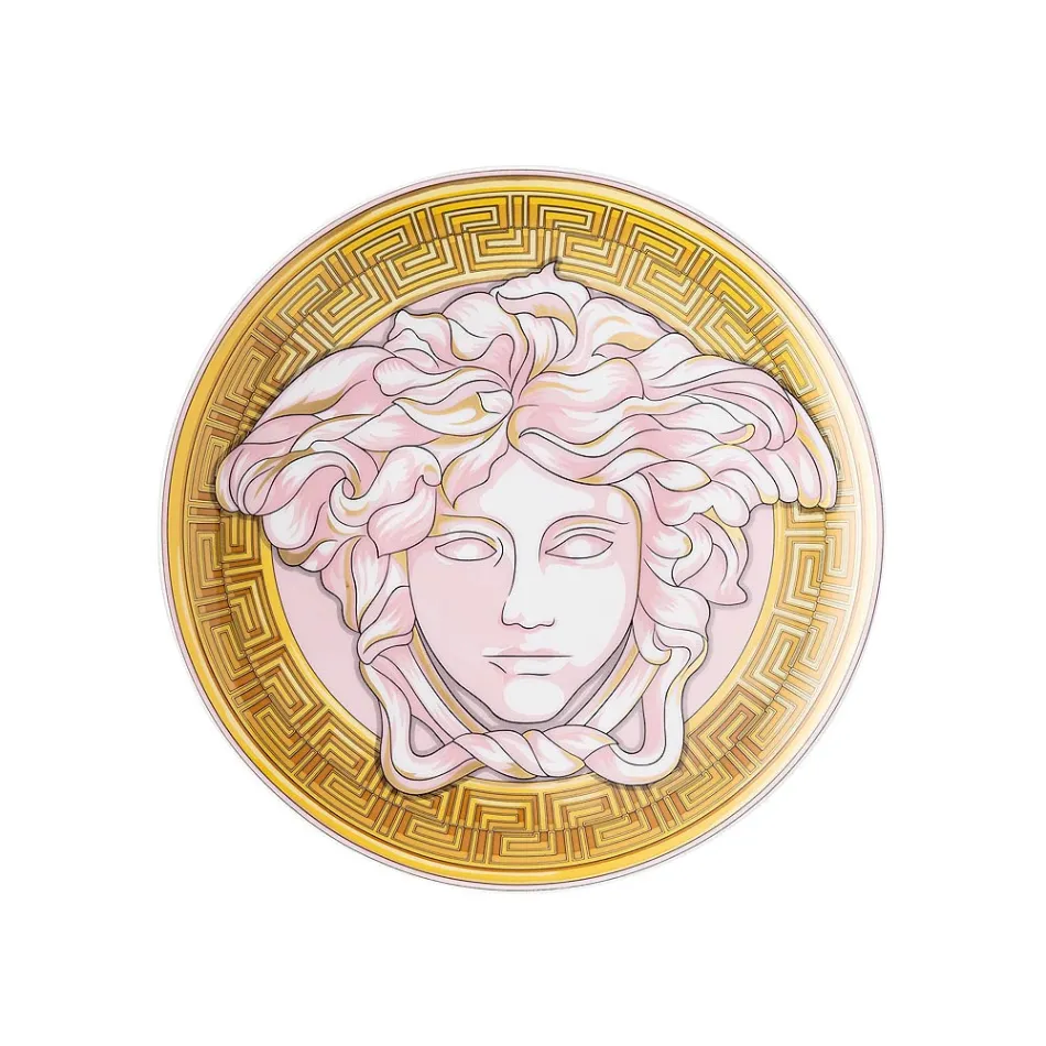 Rosenthal Versace Medusa Amplified 4 middagstallrikar Diameter 17 cm - Medusaamplifield Viadurini