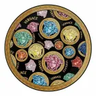 Rosenthal Versace Medusa Amplified Multicolor Place Card Plate - Amplifiedmulticolor Viadurini