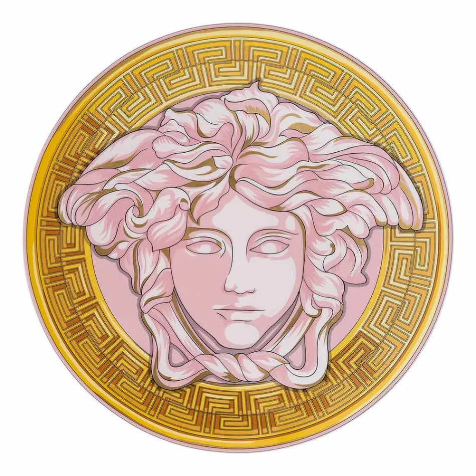 Rosenthal Versace Medusa Förstärkt Plattskylt Diameter 33 cm - Medusaamplifield Viadurini