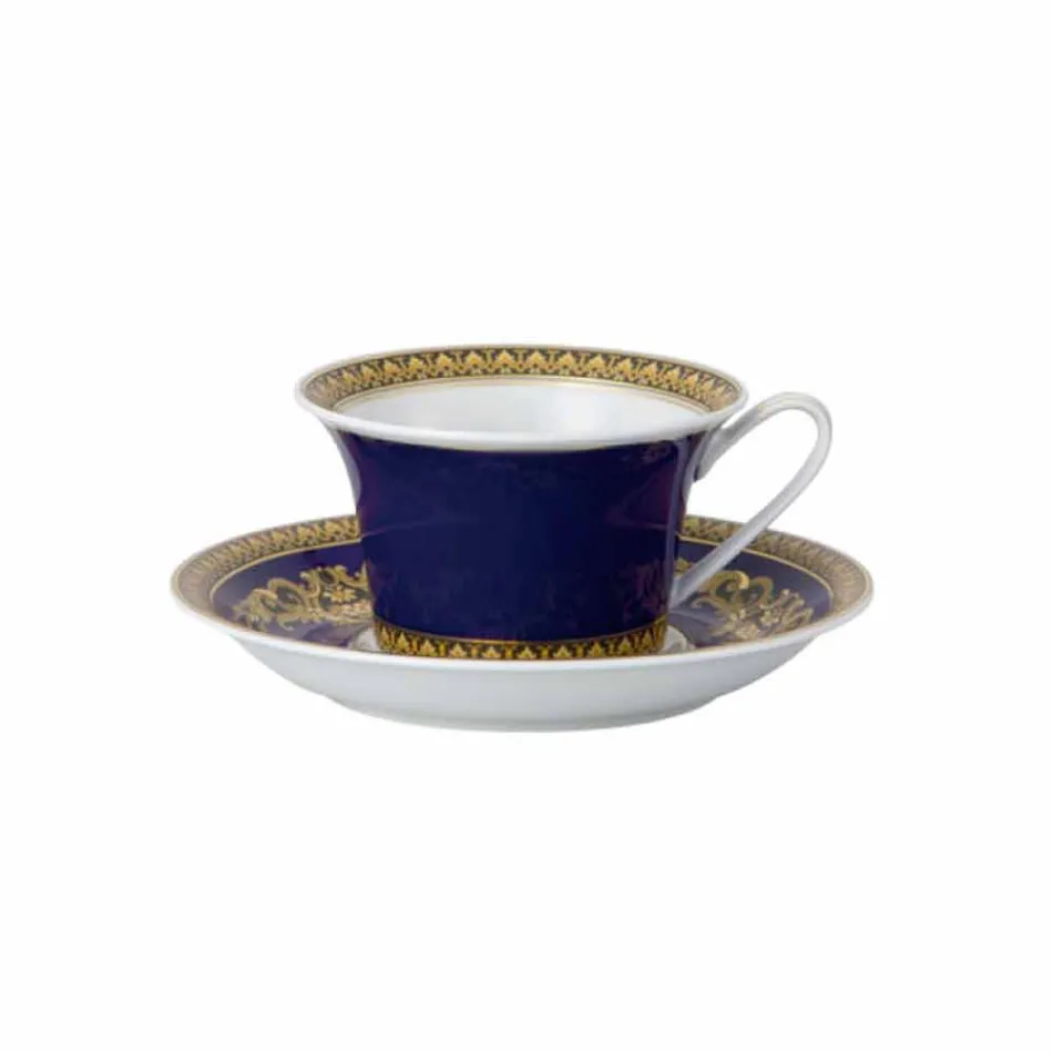 Rosenthal Versace Medusa Blue mugg från modern design porslin te Viadurini