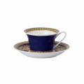 Rosenthal Versace Medusa Blue mugg från modern design porslin te