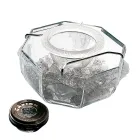 Rosenthal Versace Medusa Crystal Caviar Bowl i Crystal - Medusacrystal Viadurini