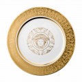 Rosenthal Versace Medusa Gala Gold platshållare Plate 30cm porslin