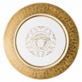 Rosenthal Versace Medusa Gala Gold platshållare Plate 33cm porslin