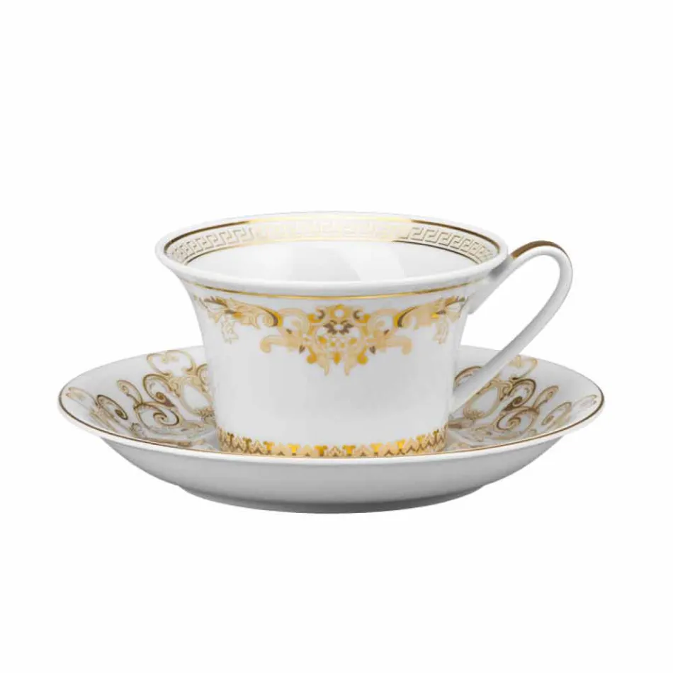 Rosenthal Versace Medusa Gala Cups porslin te 6 st Viadurini
