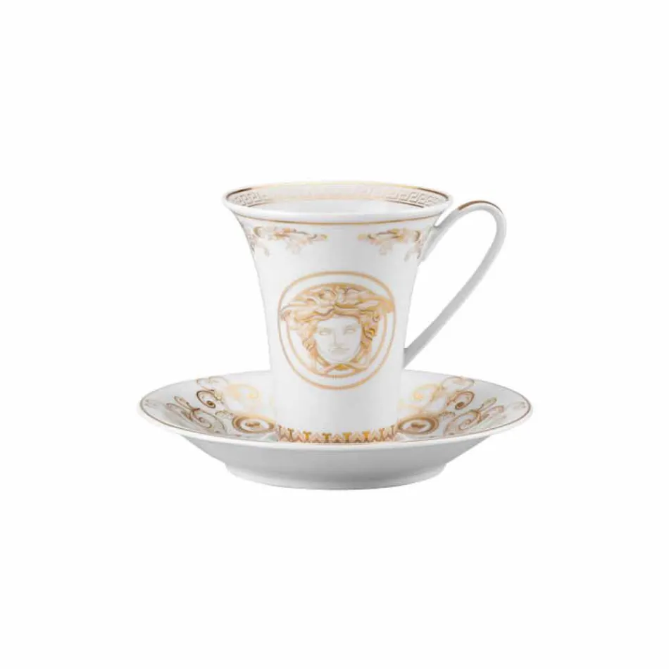 Rosenthal Versace Medusa Gala Cup hög Porslin Design Coffee Viadurini