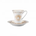 Rosenthal Versace Medusa Gala Cup hög Porslin Design Coffee