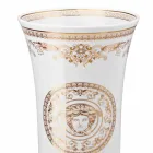 Rosenthal Versace Medusa Gala konstruktion porslin vas h 34cm Viadurini
