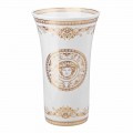 Rosenthal Versace Medusa Gala konstruktion porslin vas h 34cm