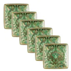 Rosenthal Versace Medusa Garland 6 Flat Square Cups - Jul Viadurini