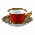 Rosenthal Versace Medusa Red Cup modern design porslin te