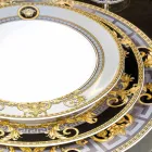 Rosenthal Versace Prestige Gala 4 middagstallrikar Diameter 18 cm - Prestige Viadurini