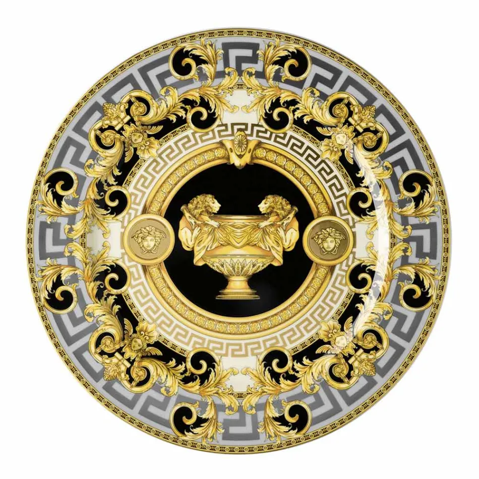 Rosenthal Versace Prestige Gala Platshållare Tallrik Diameter 33 cm - Prestige Viadurini