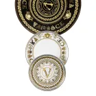 Rosenthal Versace Virtus Gala Platshållartallrik Diameter 33 cm i porslin - barock Viadurini